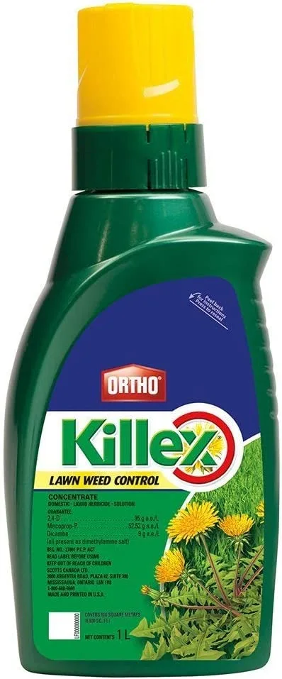 Killex Concentrate Lawn Weed Killer 1L bottle