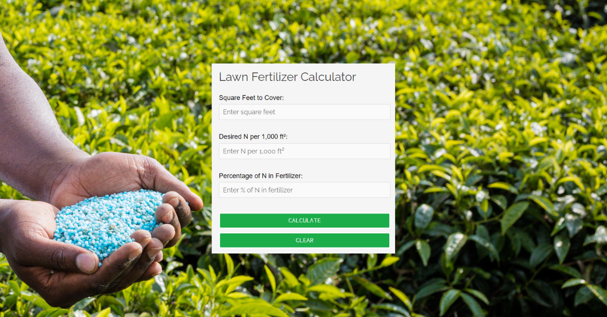 Lawn Fertilizer Calculator